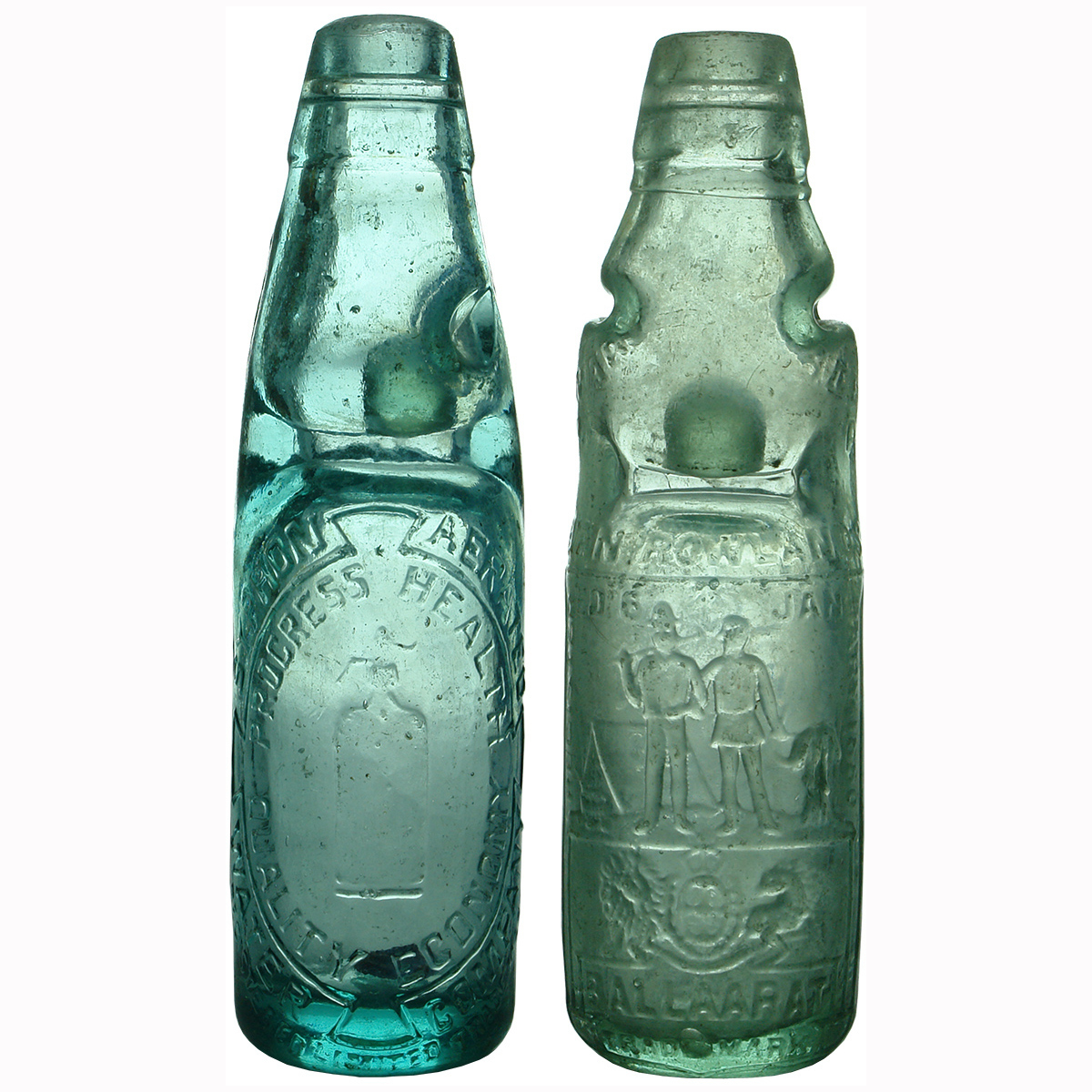 2 Codds. Syphon Aerated Waters Sydney; Rowlands, Ballarat and Melbourne. (New South Wales & Victoria)