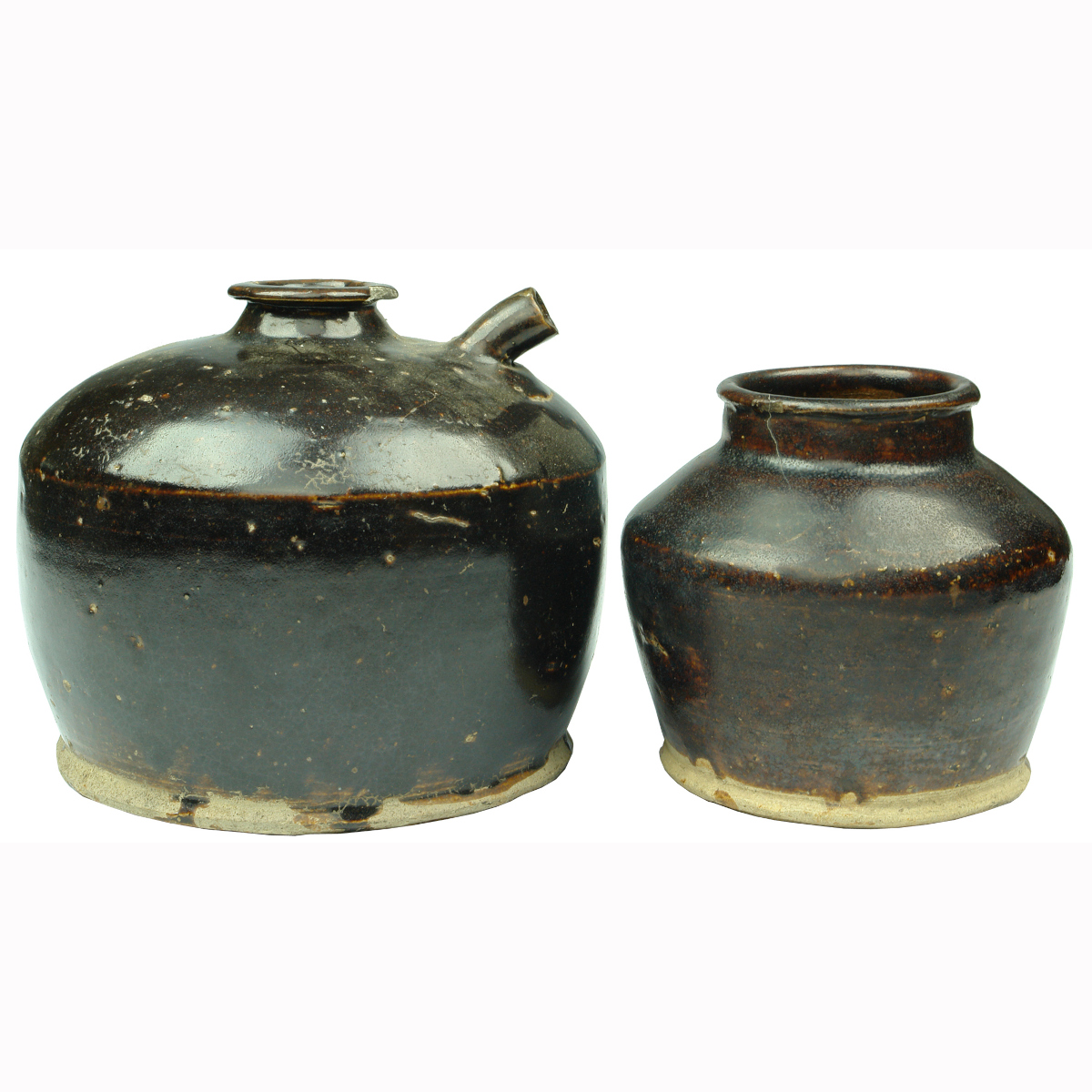 Chinese Ceramics. Soy Sauce & Bean Jar.